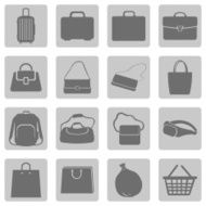 Vector Set of Bags Icons N10
