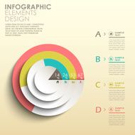 abstract 3d pie chart infographics N6