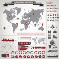 Infographic elements - Transport N2