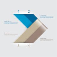Modern infographics template N128