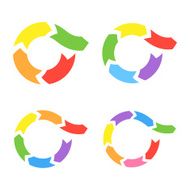 Color Circle Arrows Set N2