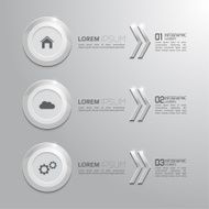 Modern shiny banner with numbers and signs N6