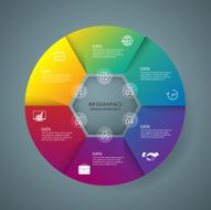 Infographic marketing icons Business concept with 5 options N5