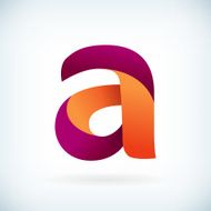 Modern twisted letter a N2