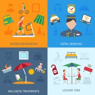 Hotel Services Set