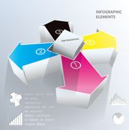 Infographic arrows N4
