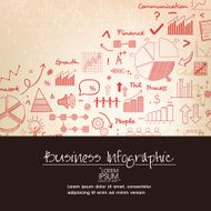 Various business infographic elements layout
