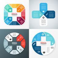 Vector circle plus sign infographic Template for diagram graph presentation N12