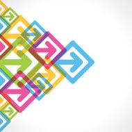 creative colorful arrow move background N2