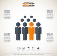 Business management strategy or human resource infographic N84