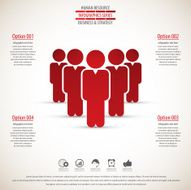 Business management strategy or human resource infographic N85