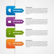 Abstract infographic template Design elements N2