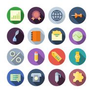 Flat design icons for business N11