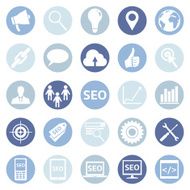 Vector Set of SEO Icons N24