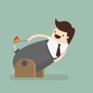 Businessman Cannonball N2