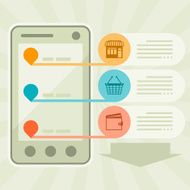 Internet shopping concept illustration N7
