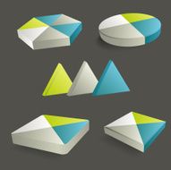 Geometric shapes Object for infographics