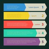 Flat design banners N5