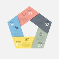 Vector colorful info graphics for your business presentations N410