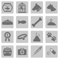 Vector Set of Pets Icons N26