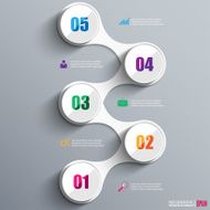 Infographics vector design template N452