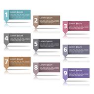 Vector image of business infographic templates
