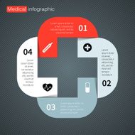 Modern vector template for your medical project N24