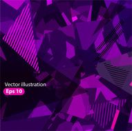 abstract background consisting of purple triangles