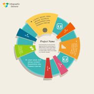 Infographics web design Modern template N30