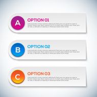 Modern 3d infographics options Abstract 3D digital illustration Infographic N2