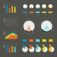 Minimalistic modern infographic folder N4