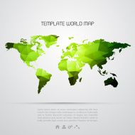 Abstract background with vector world map N4
