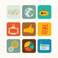 Retro labels N4