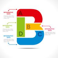 creative alphabet info-graphics N23