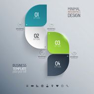 Minimal infographics design N54