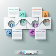 Modern infographic option banner N101