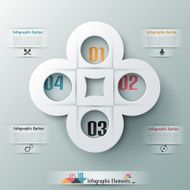 Modern infographic option banner N102