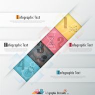 Modern infographics options banner N843