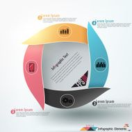 Modern infographics options banner N845