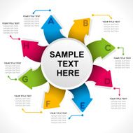 creative arrow info-gaphics N11