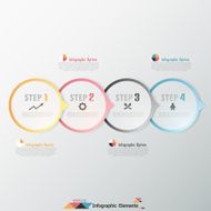 Modern infographics options banner N846