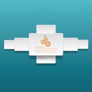 Infographic label template design N11