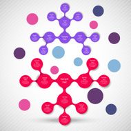 metaball colorful round diagram infographics N173