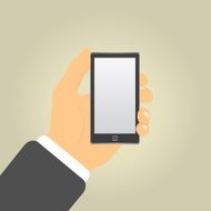 Hand with phone N4
