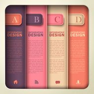 3d abstract banner infographics N4