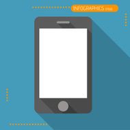 black flat mobile