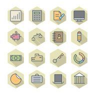 Thin Line Icons For Business and Finance N9