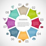 Circle infographic template N9