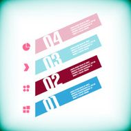 Abstract flat technology infographic design
