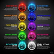 Abstract infographics banner design N79